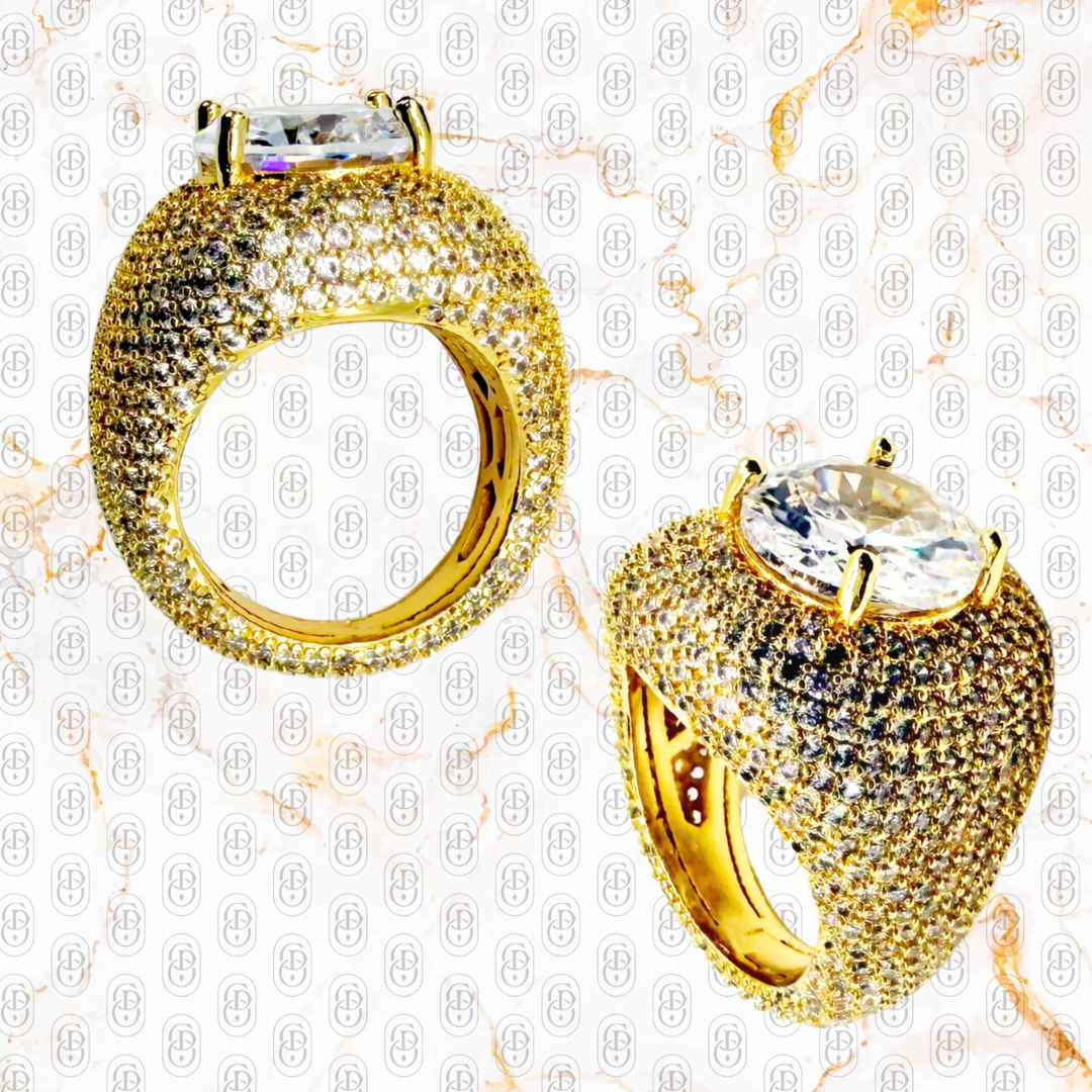 Crown Dome - ANILLO GOLD
