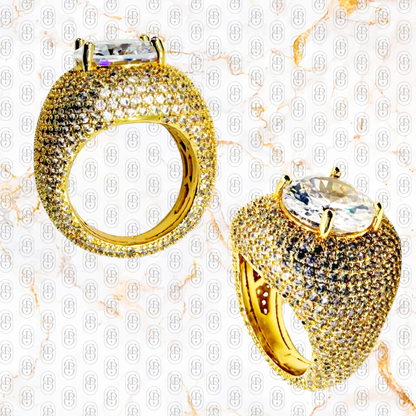Crown Dome - ANILLO GOLD