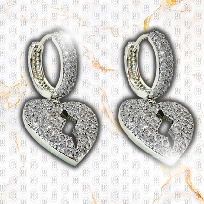 Cuore - PENDIENTES SILVER