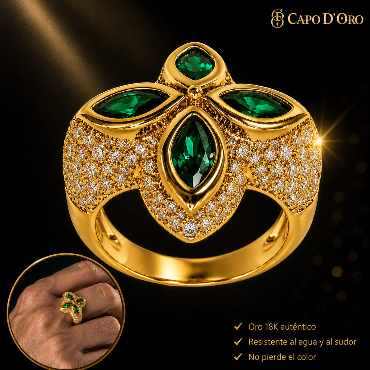 Lucky Royal Ruby - ANILLO GOLD