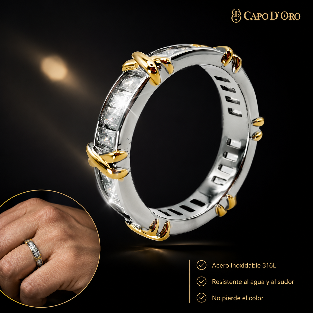 Aureum Bond - ANILLO SILVER