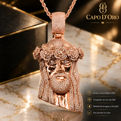 Cristo Supremo - COLGANTE ROSE GOLD
