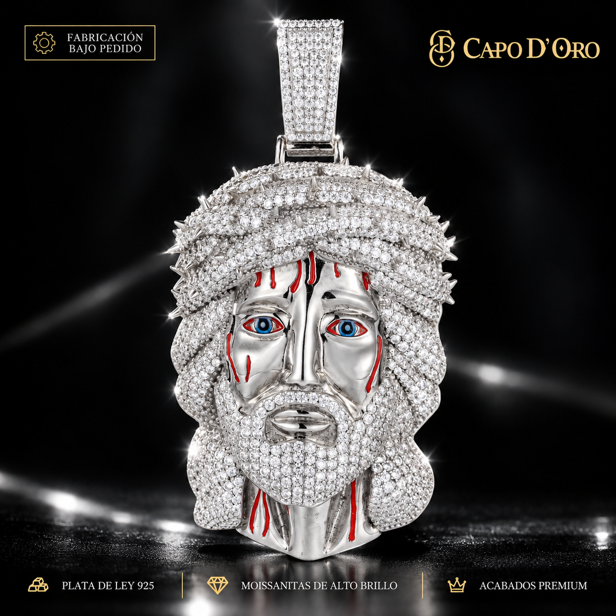 Cristo Redentore Supreme — COLGANTE (Fabricación bajo pedido)