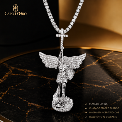Arcangel Celestium - COLGANTE SILVER  (Plata de Ley 925/ Moisanitas)