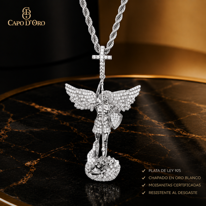 Arcangel Celestium - COLGANTE SILVER  (Plata de Ley 925/ Moisanitas)