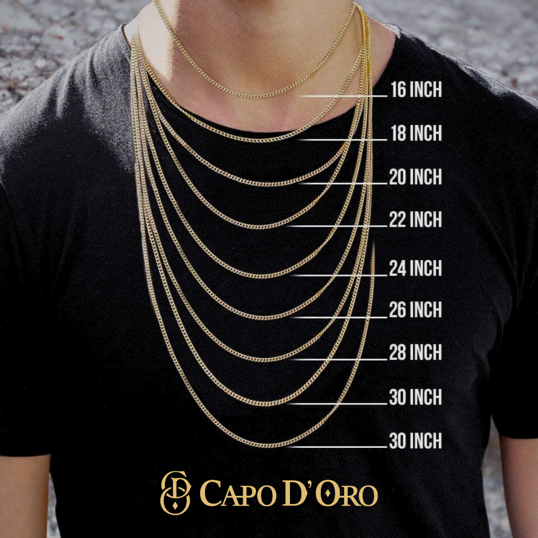 Fígaro Royale 6mm - Cadena Chapada en Oro 18K