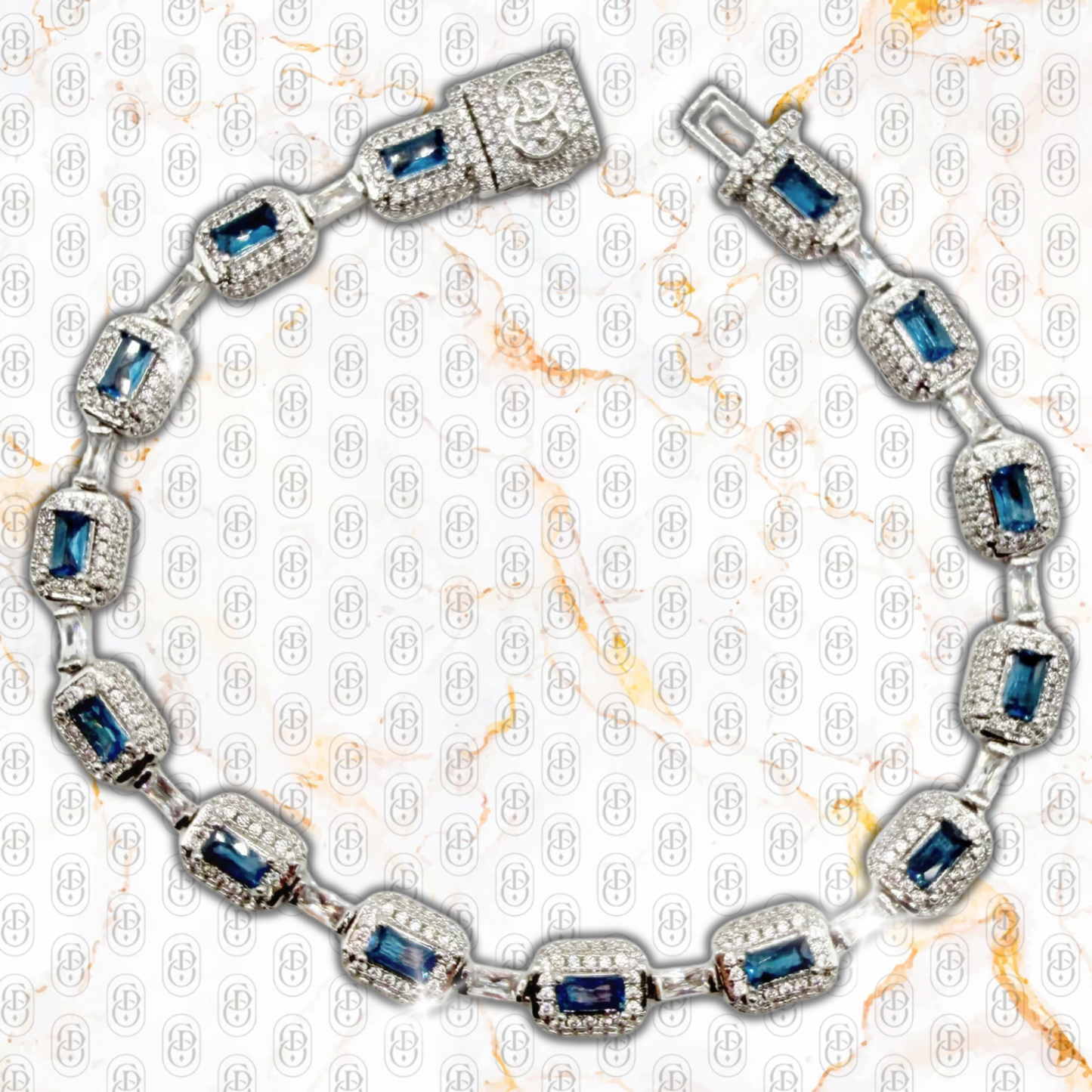 Imperatore Blue Royal - BRAZALETE SILVER