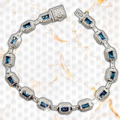 Imperatore Blue Royal - BRAZALETE SILVER