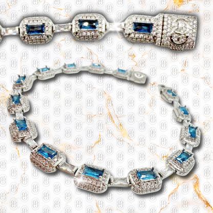 Imperatore Blue Royal - BRAZALETE SILVER