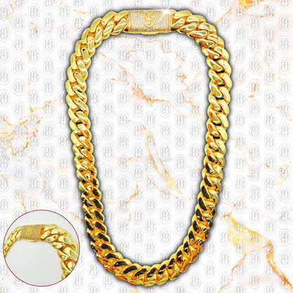 Cuban Prestige Gold 18 mm - CADENA