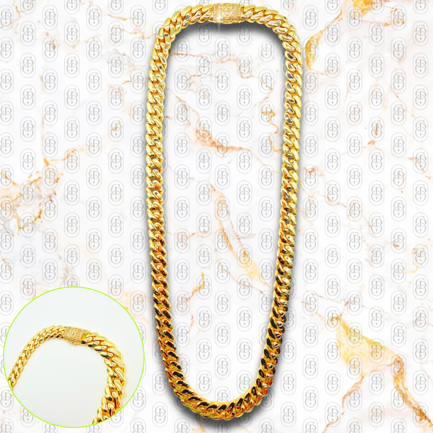 Cuban Prestige Gold 10 mm - CADENA