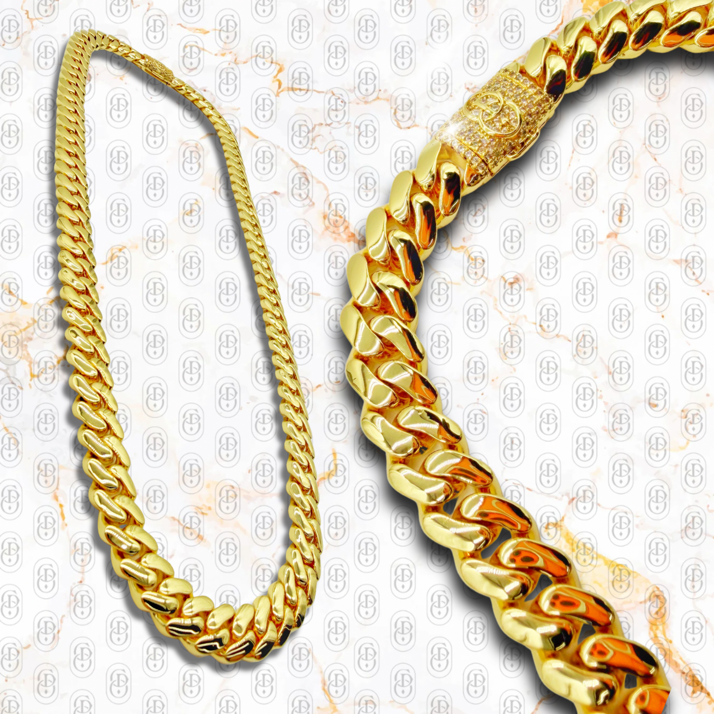 Cuban Prestige Gold 10 mm - CADENA