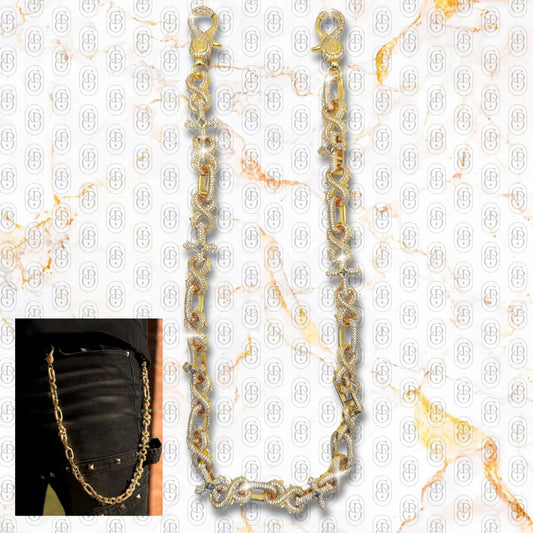 Spike Cross - PANTS CHAIN GOLD