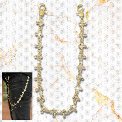 Croce Divina - PANTS CHAIN GOLD
