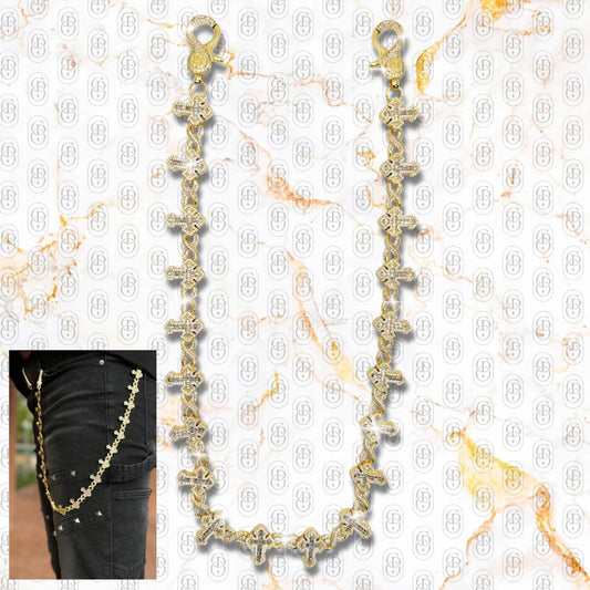 Croce Divina - PANTS CHAIN GOLD