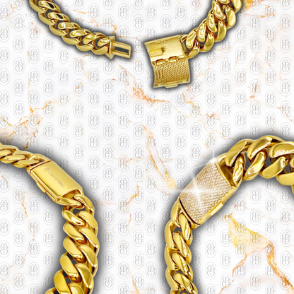 Cuban Premium Gold - CADENA GOLD 10mm