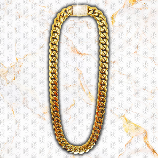 Cuban Premium Gold - CADENA GOLD 14mm
