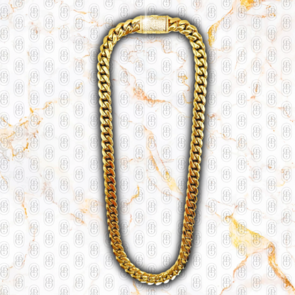 Cuban Premium Gold - CADENA GOLD 10mm