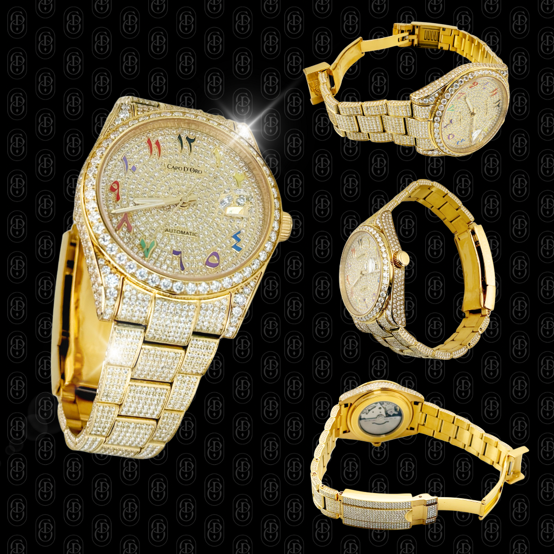 Reloj Oro Monarch - Automatic (Moisanitas Certificadas)