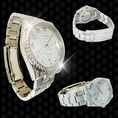 Reloj Oro Monarch White Gold - Automatic (Moisanitas Certificadas)