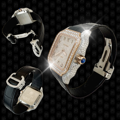 Reloj Capo Diamanto - Leather Edition Automatic (Moisanitas Certificadas)