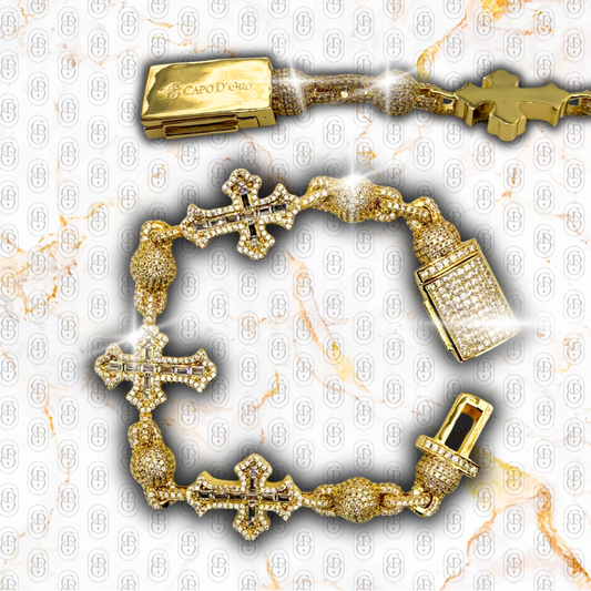 Capo Lux Cross - BRAZALETE GOLD
