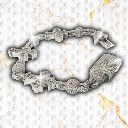 Capo Lux Cross - BRAZALETE SILVER