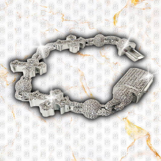Capo Lux Cross - BRAZALETE SILVER