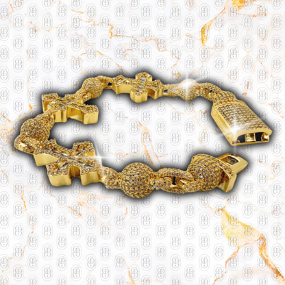 Capo Lux Cross - BRAZALETE GOLD
