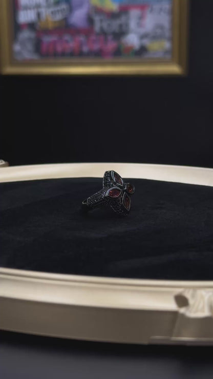 Lucky Royal Black Red - ANILLO