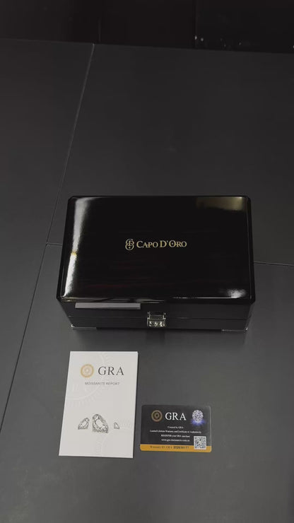Reloj Diamanto Gold Automatic - (Moisanitas Certificadas)