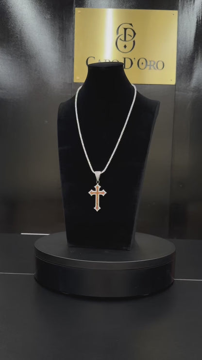 Crimson Cross Red - COLGANTE SILVER
