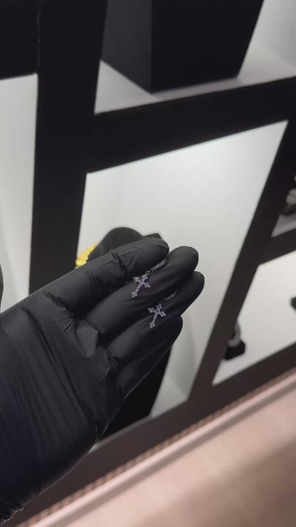 Noctis Cross - PENDIENTES BLACK