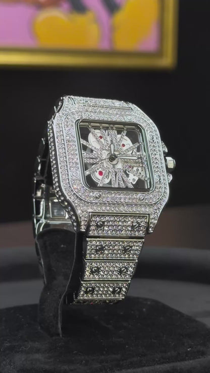 Reloj Capo Skeleton – Platinum Ice