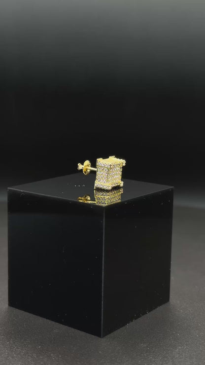 Dominion Pavé - PENDIENTES GOLD