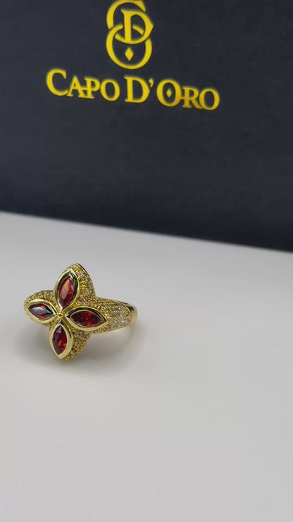 Lucky Royal Ruby - ANILLO GOLD