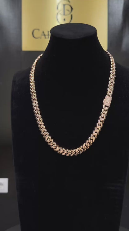 Cuban Prestige Rose Gold 10 mm - CADENA