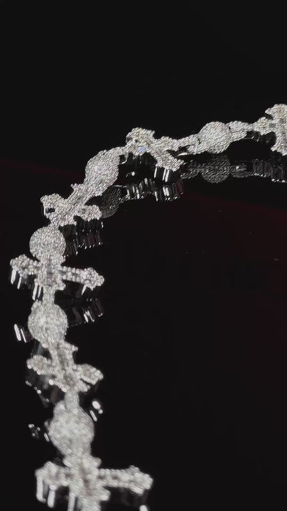 Capo Lux Cross - PANTS CHAINS SILVER