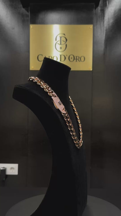 Royal Cuban Link - CADENA ROSE GOLD 18mm.
