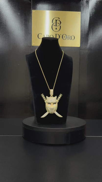 Diamond Ninja Pendant - COLGANTE GOLD