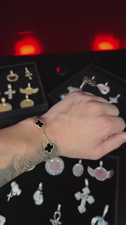 Capo Fortuna (Nero Élite) - BRAZALETE GOLD