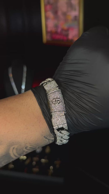 Majestic Cuban Link - BRAZALETE WHITE GOLD 14mm