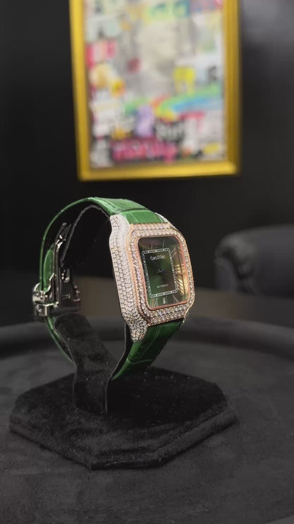 Reloj Capo Diamante – Emerald Crown (Moisanitas Certificadas)